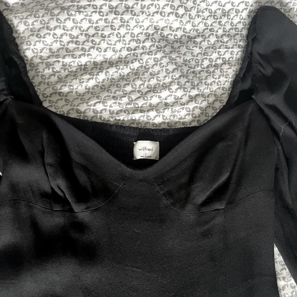 black aritzia long sleeve mini dress - Picture 3 of 3